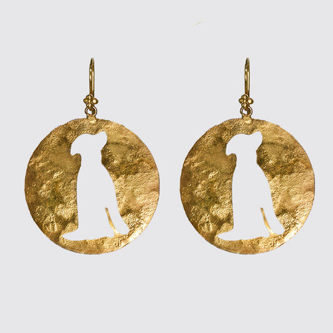 Medium Cut-Out Dog Earrings